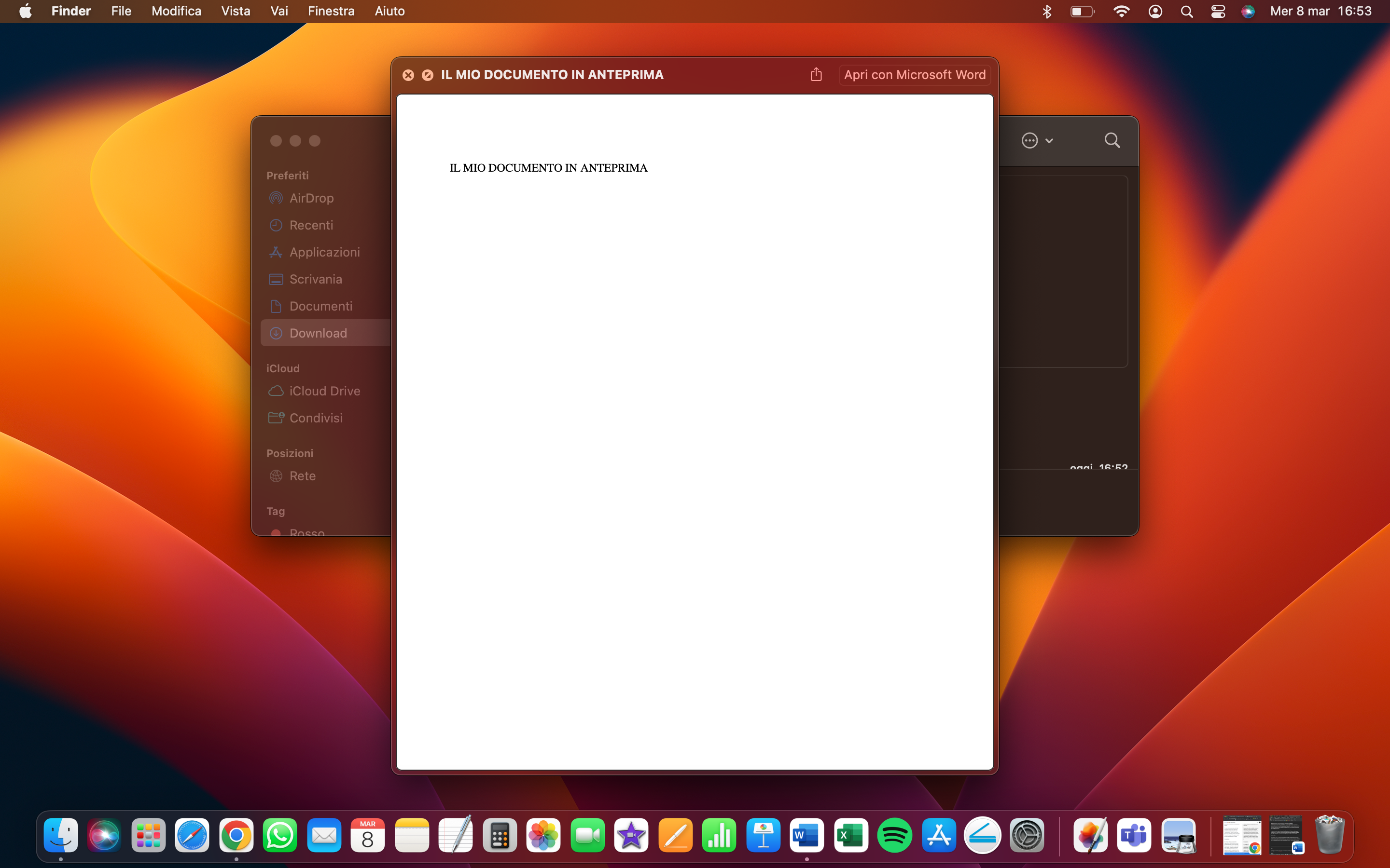 Quick Look e desktop virtuali Quick Look e desktop virtuali