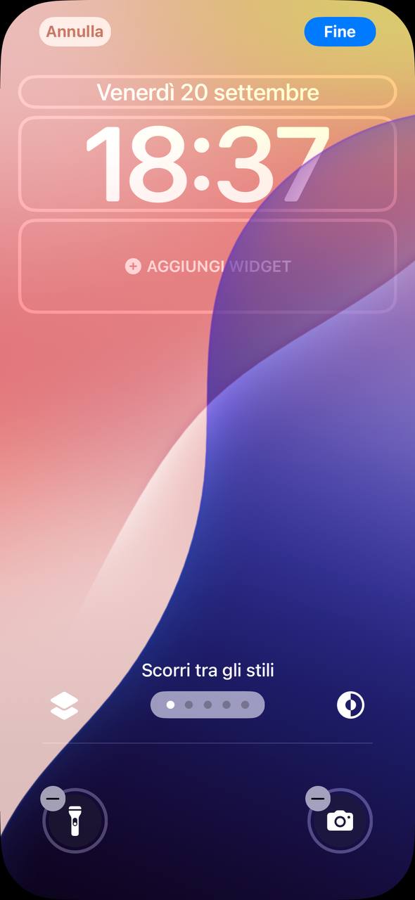 Schermata di blocco Schermata di blocco