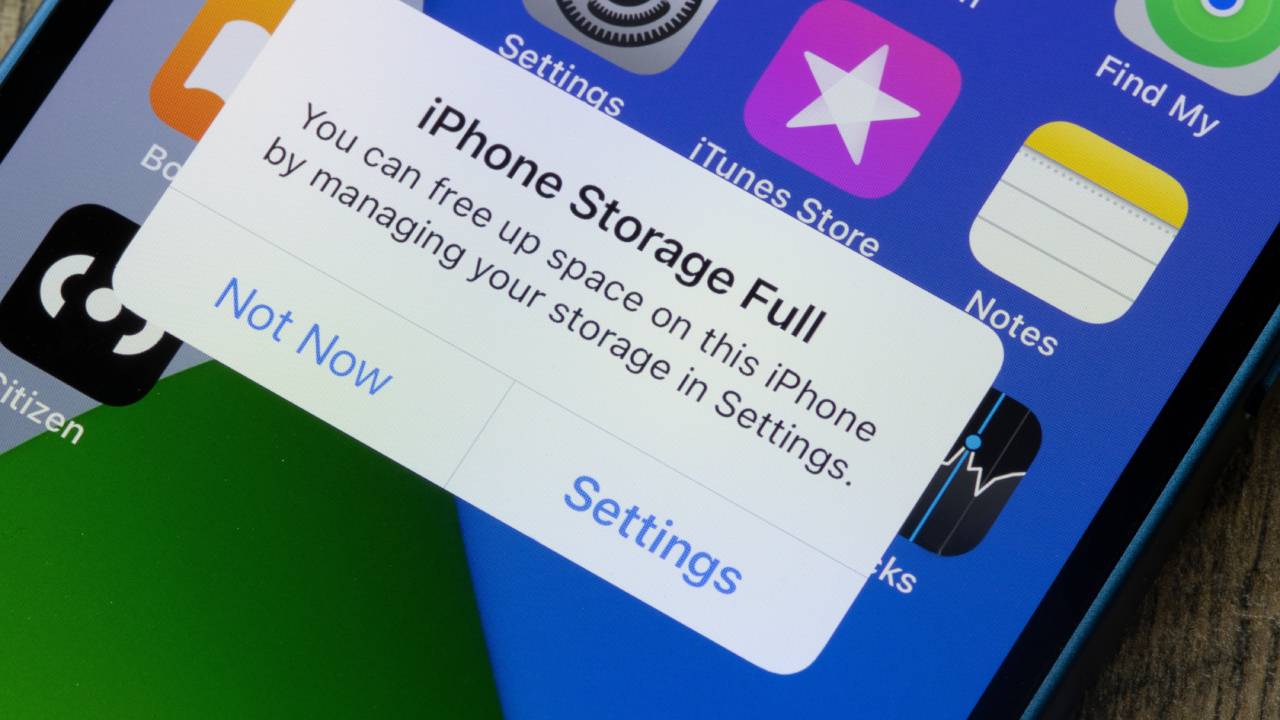 Iphone storage icloud pieno