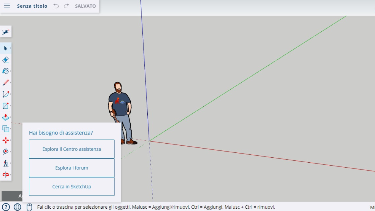 Imparare velocemente ad usare SketchUp Imparare velocemente ad usare SketchUp