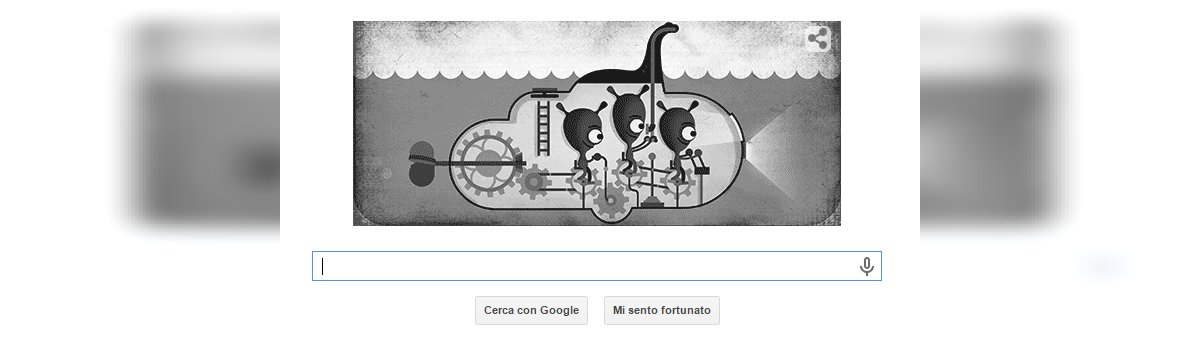 Il mostro di Loch Ness nel Doodle di Google 