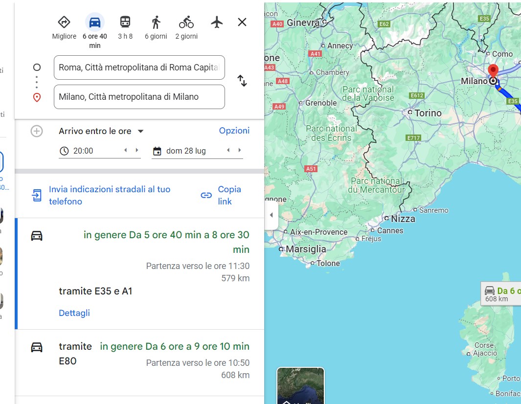 mappa da web google maps