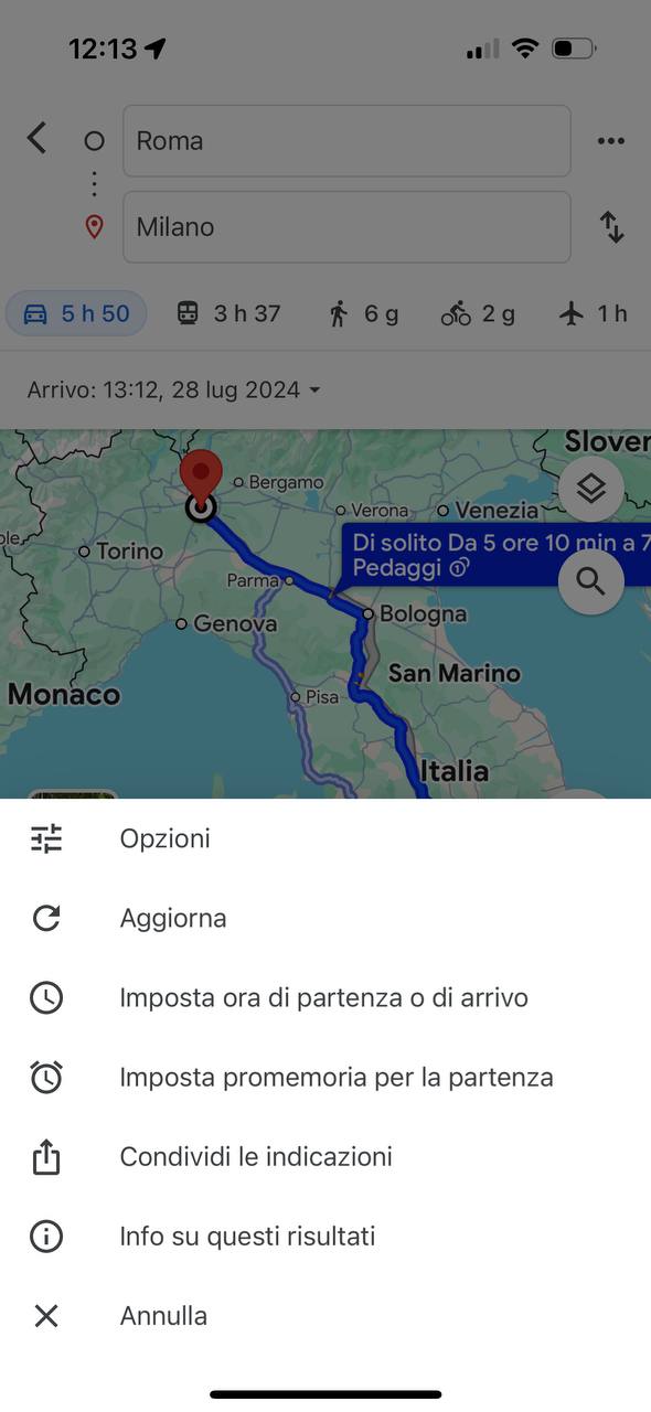 google maps da mobile